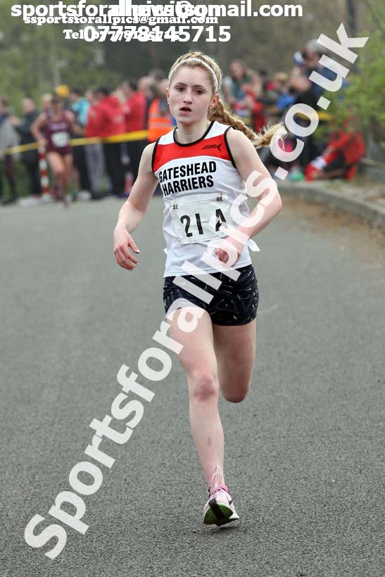 Senior womens 2019 Elswick Harirers Good Friday Road Relay, Newburn, Newcastle. Photo:  David T. Hewitson/Sports for All Pics